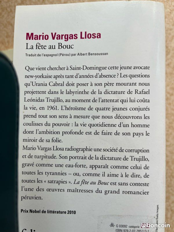 2 livres mario Vargas llora (image 2)