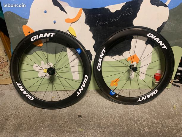 Roues Arrière Carbone Campagnolo Pour Vélo Pista (piste) - Jantes 65mm, Largeur 120mm, Neuves