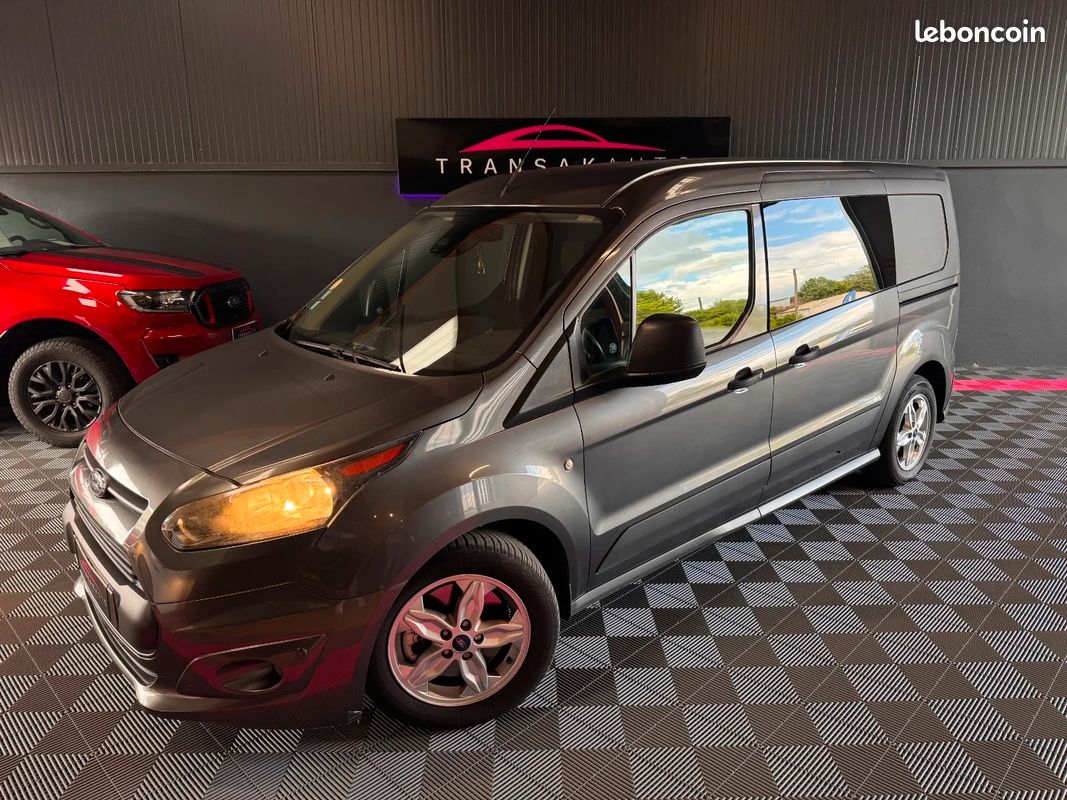 FORD TRANSIT CONNECT CABINE APPROFONDIE 1.5 ECOBLUE 120 S&S BVA8 Trend CAMÉRA DE RECUL / ANDROID AUTO / ATTELAGE / ENTRETIEN COMPLET (image 1)