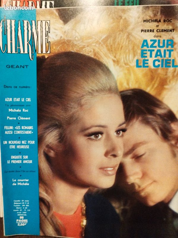 VENDU - Lot de 5 photo romans Charme Géant de 1967 à 1970 (image 4)