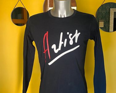 T-shirt Homme Sonia Rykiel - Noir - Taille S - Vintage Moderne - Coton - Très Bon état