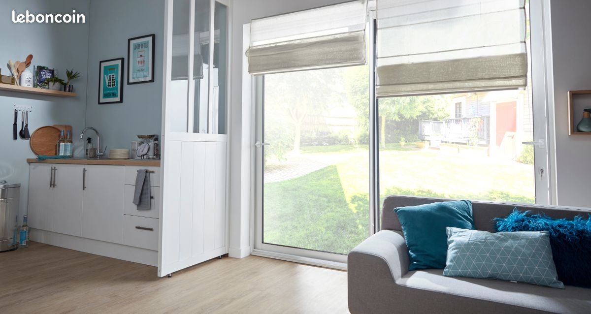 Cloison amovible Atelier mdf revêtu blanc effet métal à (-75%) (image 7)