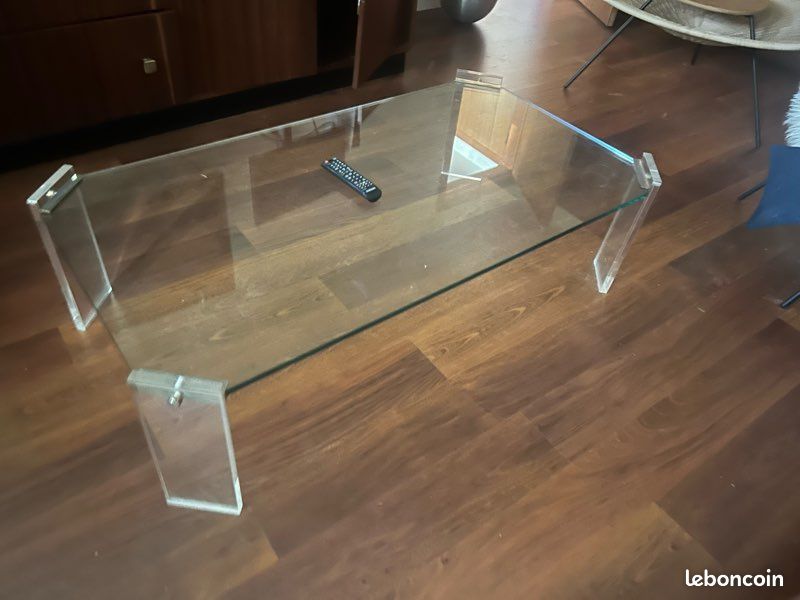 Table en verre David Lange Roche et Bobois (image 1)