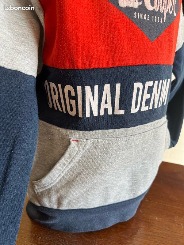Lee Cooper - Sweat à capuche garçon Lee Cooper - Gris