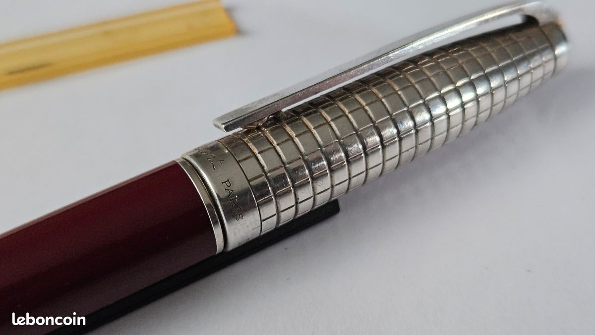 Stylo Bille De Prestige Dupont Fidelio - Laque Rouge - Modèle P137 - Comme Neuf