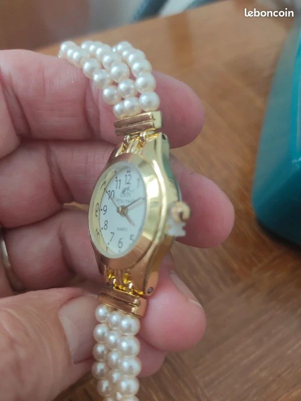 Jolie montre bracelet en perle (image 5)