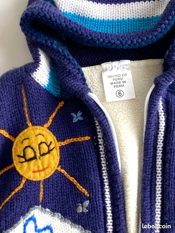 Manteau enfant en laine (image 2)