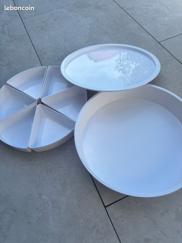 Set de 6 plats avec couvercles pour fruits secs et apéritifs, idéal