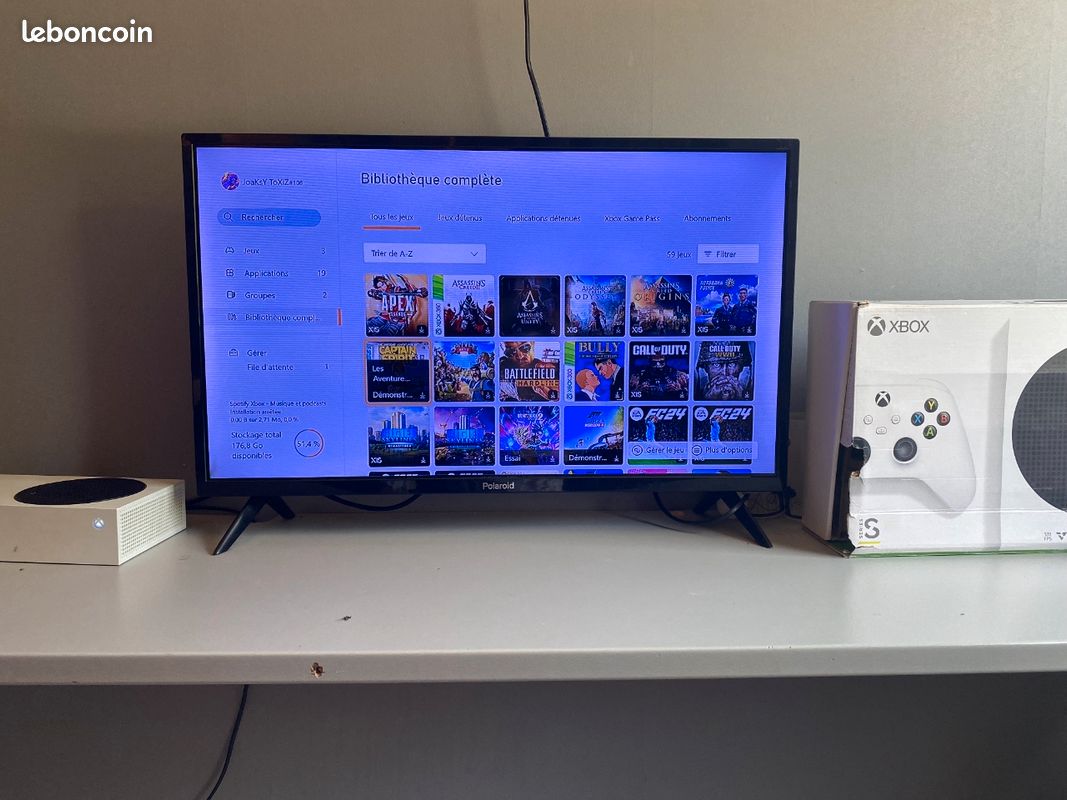 Xbox séries S +manette elite series 2+59 jeux fc25 red dead redemption 2 gta tomb raider goat simulator man eater flight simulator jeux de voiture action role et bien plus (image 8)