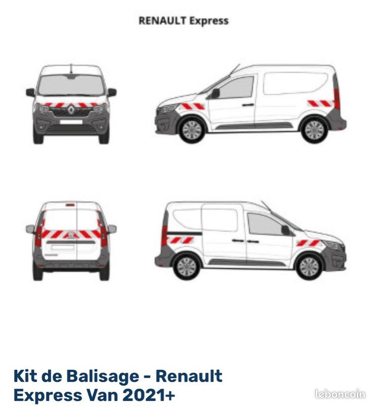 Plancher bois Renault express 2021+ Équipement auto