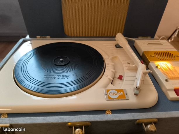 Tourne disque vintage à lampes Claude Paz & Visseaux (Teppaz) SELECTROPHONE - Collection