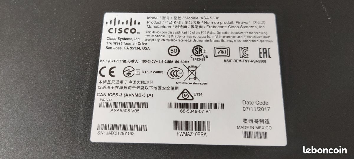 Cisco ASA 5508 (image 6)