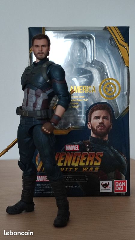 Sh figuarts captain america infinity tete custom manipple