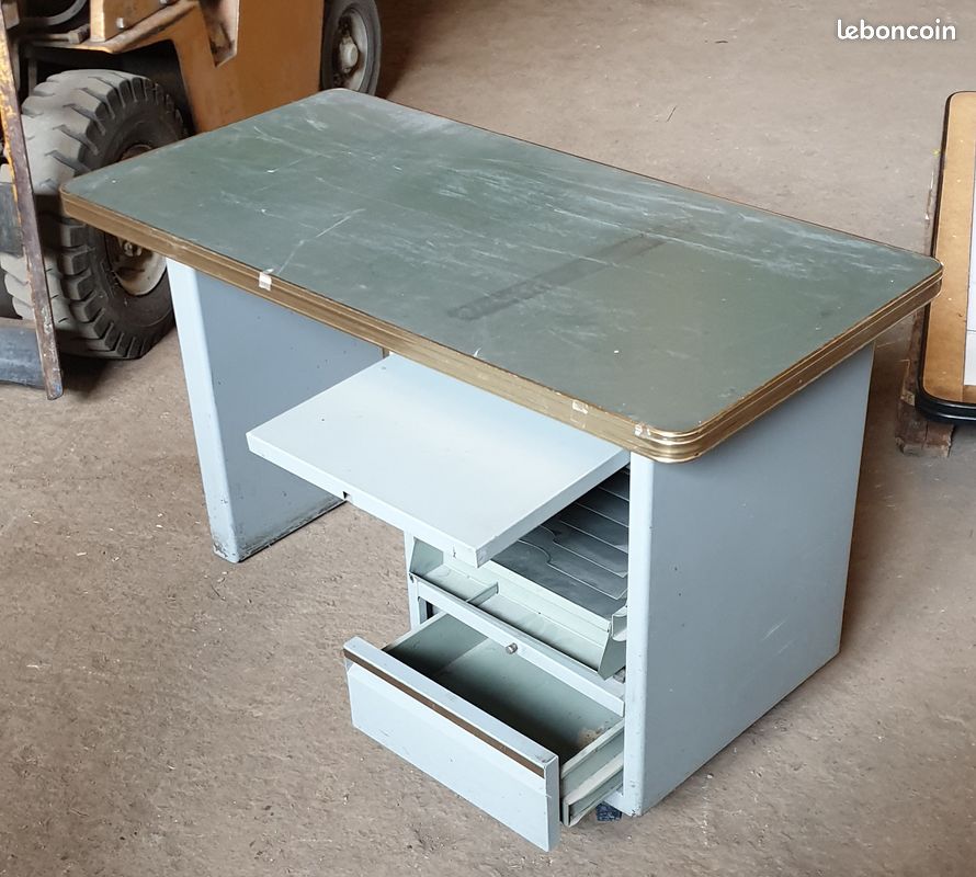 Petit bureau vintage metal (image 10)