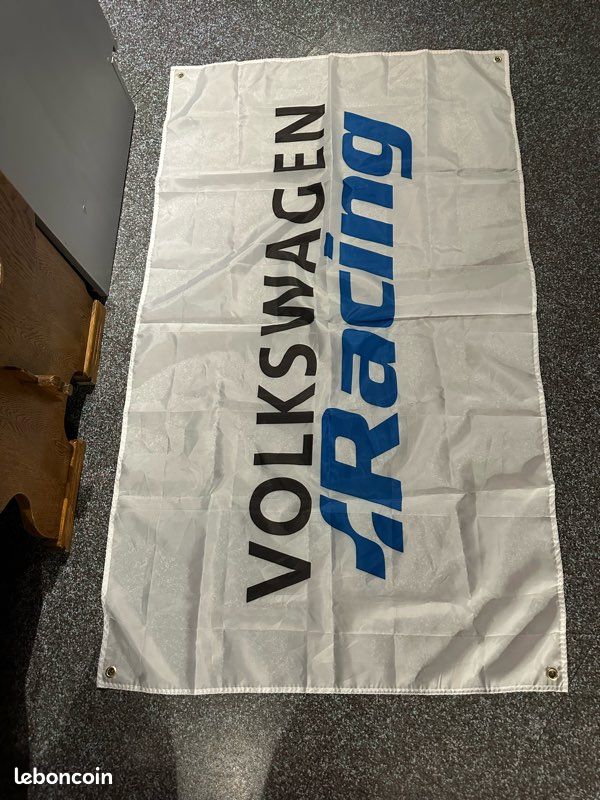 Drapeau Bannière VW Jetta - Polyester - Multicolore - Neuf