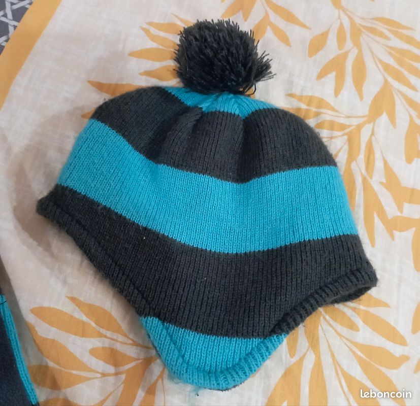 Ensemble bonnet écharpe enfant De à 12 Ans Longueur écharpe