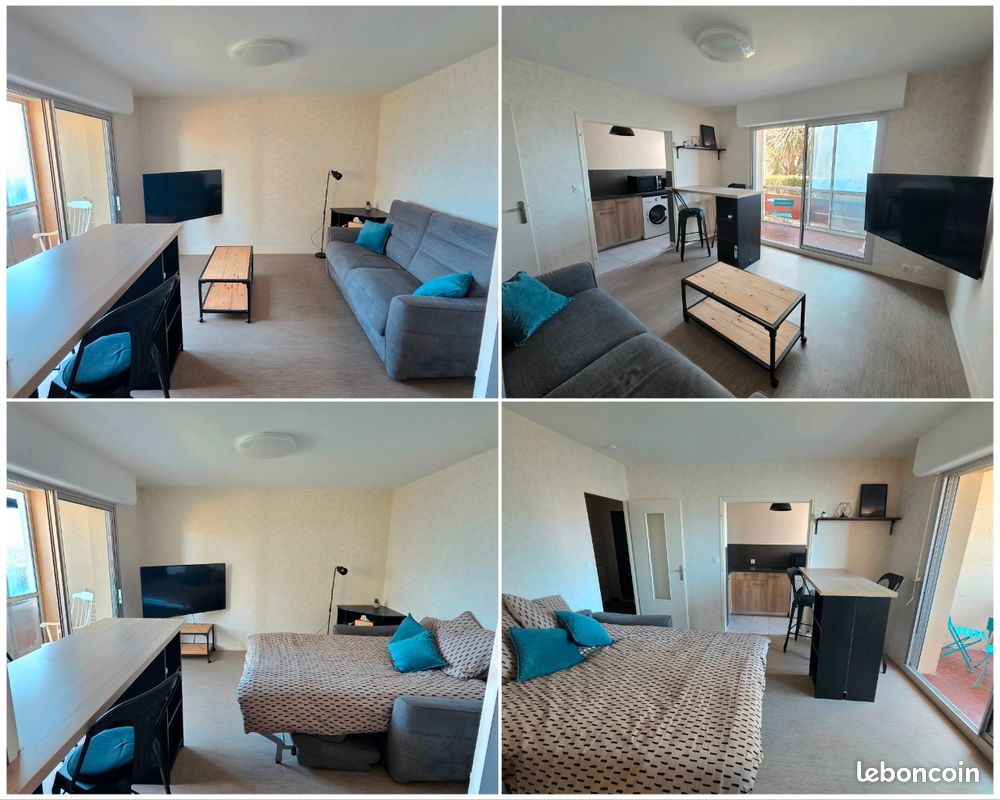 Appartement 1 pièce 25 m² · à Les Sables-d'Olonne · 25 m² · 570 €/mois