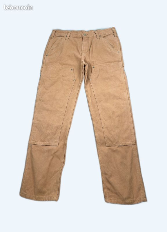 Carhartt pantalon marron 34x30 workwear homme relaxed fit (474) (image 1)