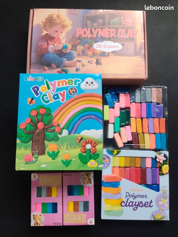 ARTFLY Kit d'argile polymère, 50 couleurs, pâte à modeler au four, kit créatif en argile polymère avec outils de sculpture et accessoires de bijoux, non toxique, cadeau idéal pour adultes et