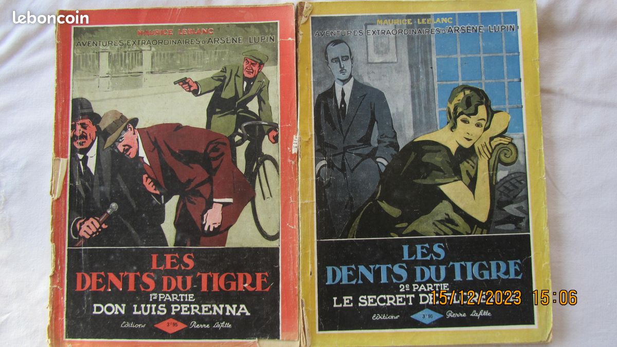 "Les dents du tigre"Arsène Lupin" M.Leblanc (image 1)