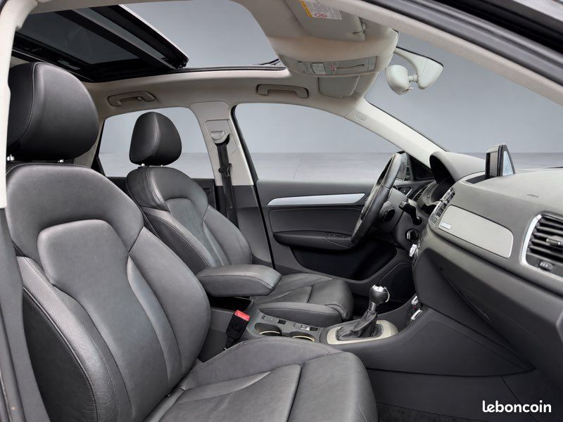 Audi Q3 2.0 TDI 177 CH BVA S-TRONIC AMBITION LUXE|CUIR CHAUFFANTS| TOIT PANO| VIDANGE BVA OK (image 6)
