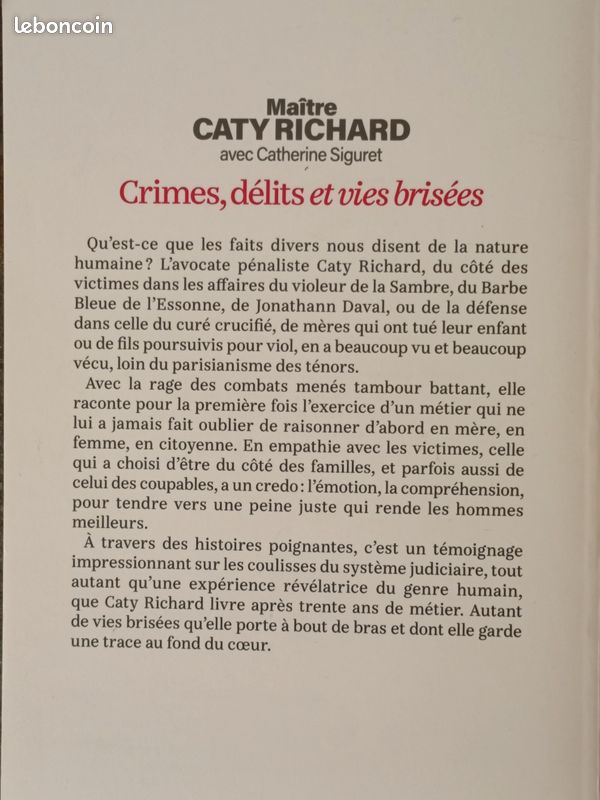 Crimes, délits et vies brisées (image 2)