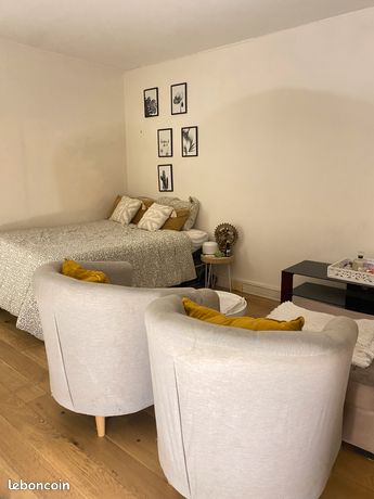 Grand studio avec terrasse et dressing