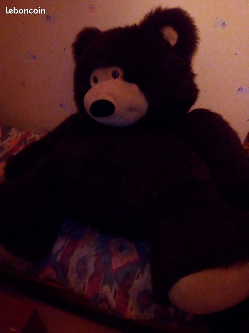 Gros ours peluche assit 130 X130 CM (image 1)