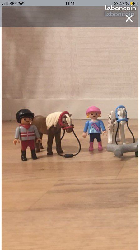 Playmobils cavaliers (image 2)