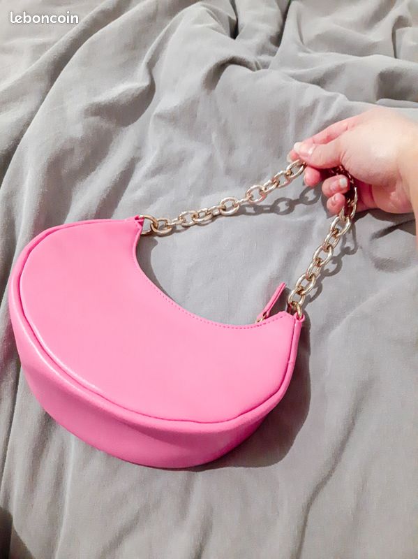 Mini sac h&m NEUF JAMAIS PORTÉ ROSE BONBON (image 4)