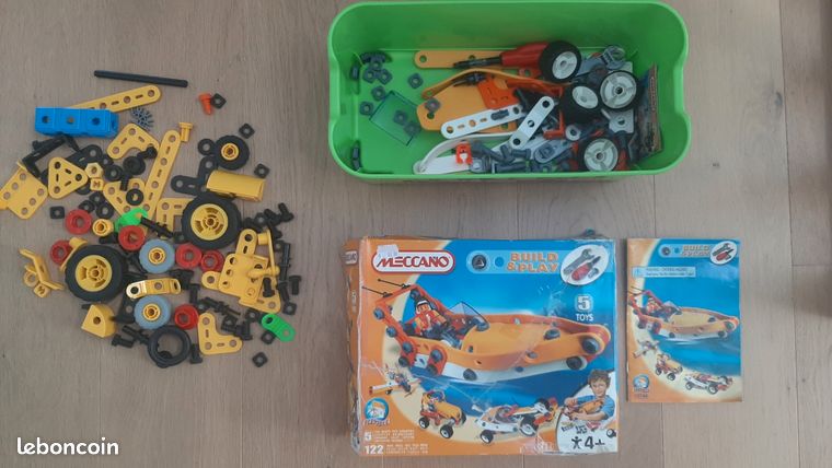 Gros Lot Collection Meccano Années 1980 | Plusieurs Boîtes | Construction Vintage
