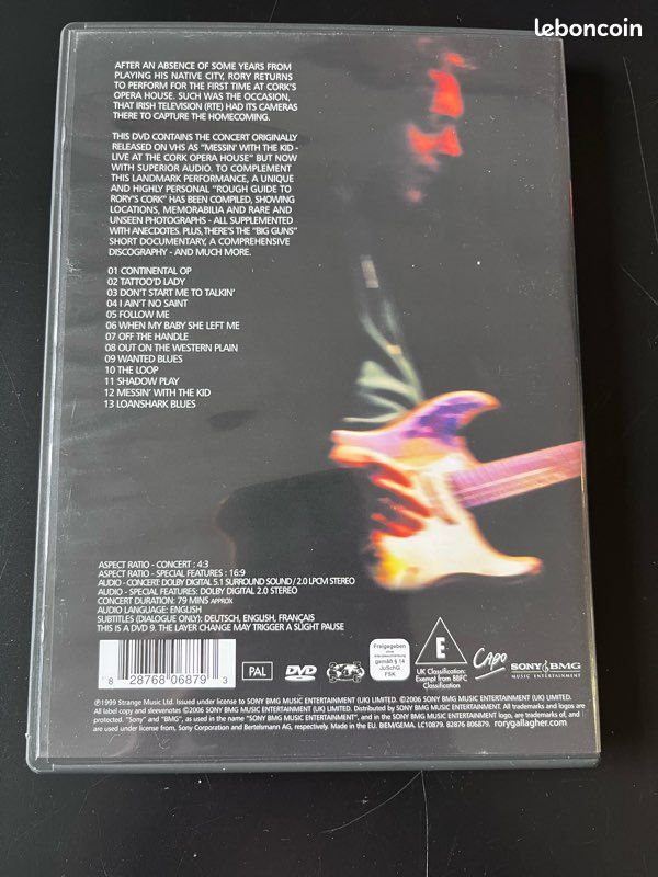 DVD Rory Gallagher (image 3)
