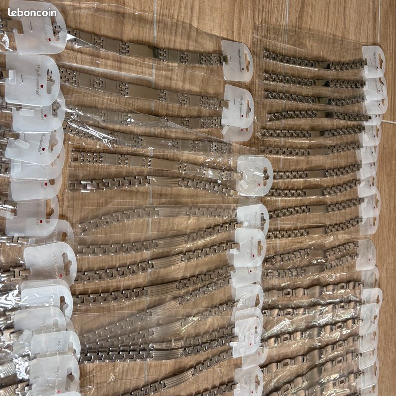 Lot de 84 bracelets acier homme neuf (image 7)