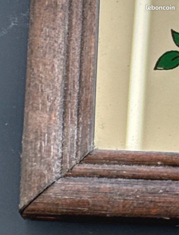 Miroir illustré vintage, objet rare (image 9)
