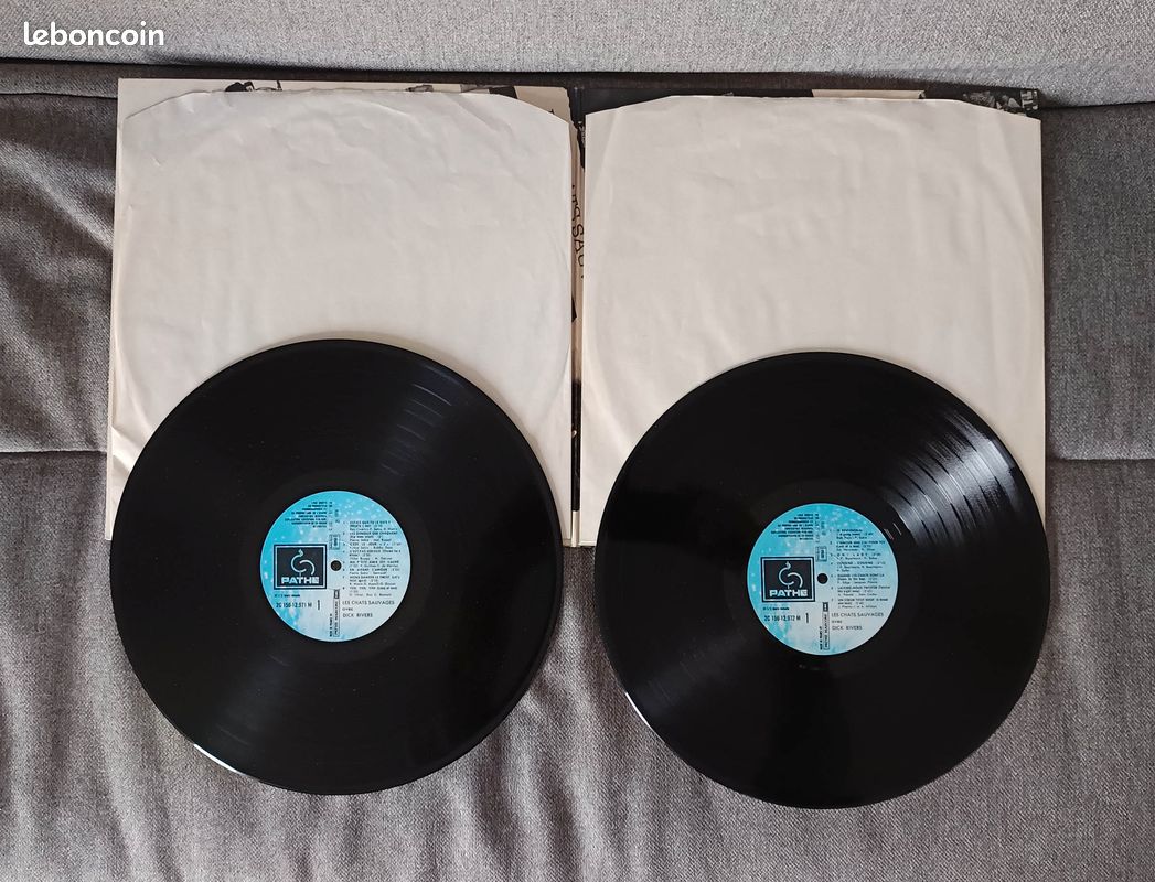 Disque vinyle double 33 T des "Chats Sauvages" éd. 1974 (image 4)