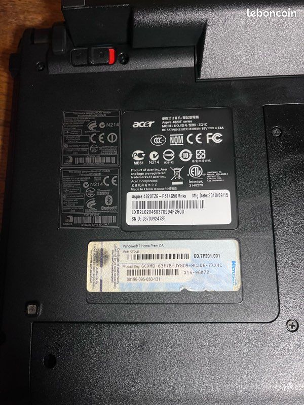 Notebook Acer Aspire TimelineX 4820TZG (image 6)