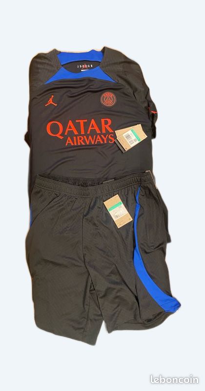 Pack complet PSG Jordan maillot + short NEUFS XL (image 1)