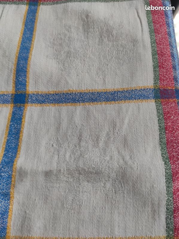 Ensemble nappe et serviettes anciennes (image 3)