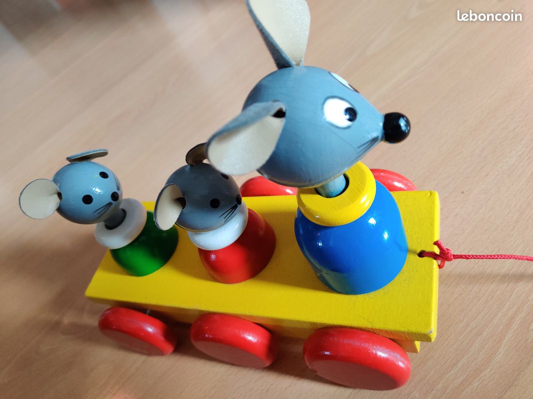 Jouet en bois pour les petits /souris Janod/ KALH (image 3)