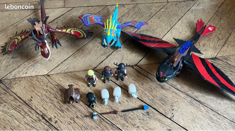 Lot 3 dragons Harold (image 1)