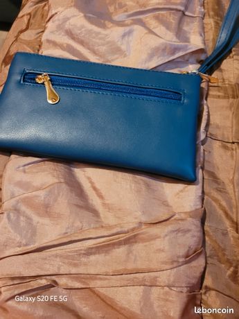 Portefeuille ZARA Cuir Marron – Unisexe – Vintage – Très Bon état