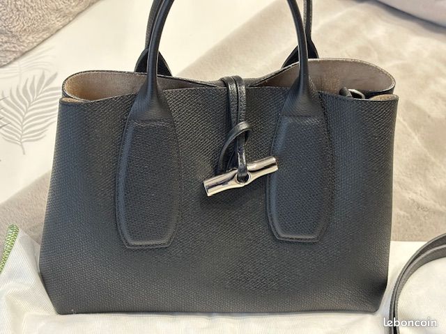 Sac porté main M Roseau cuir LONGCHAMP Accessoires Bagagerie