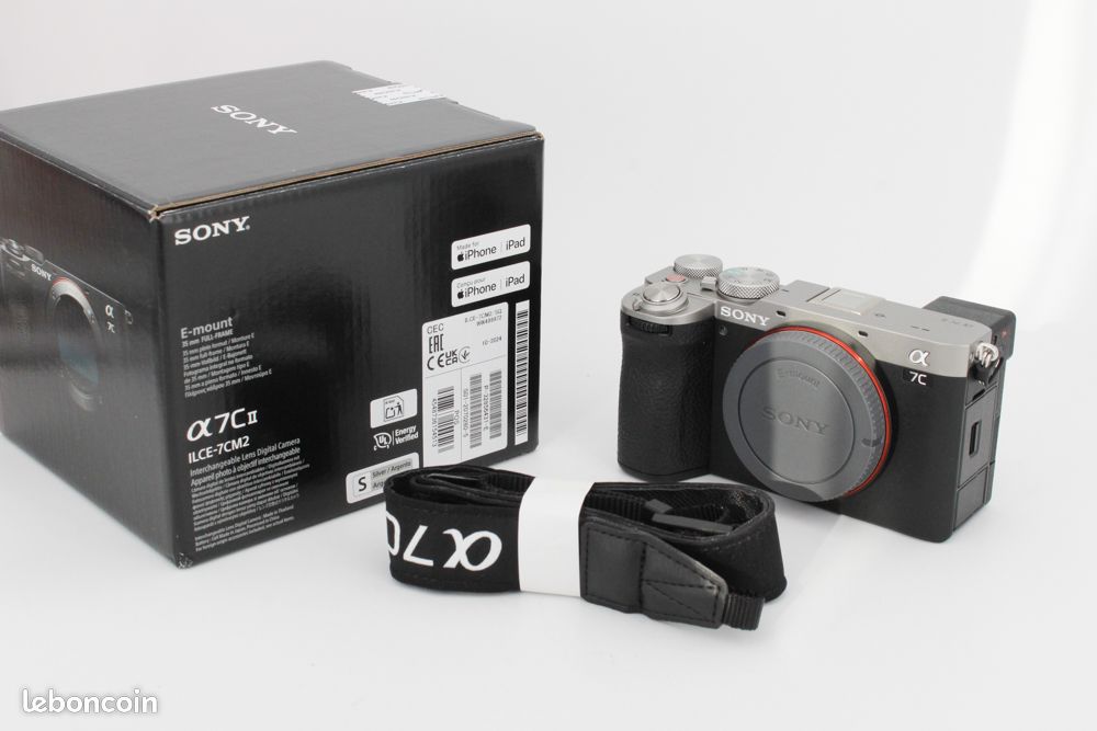 Boitier hydride Sony A7C II argent - garanti 1 an (image 1)
