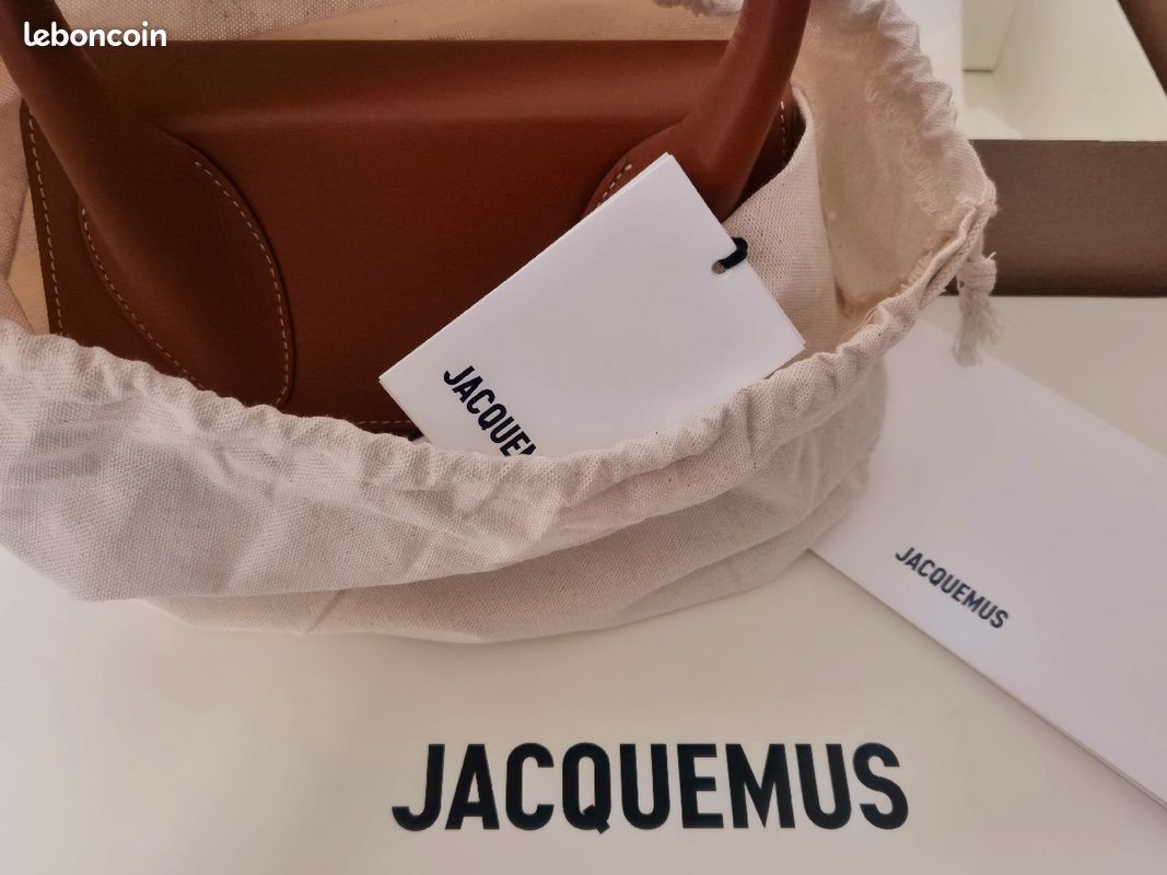 Jacquemus grand chiquito light brown neuf (image 2)