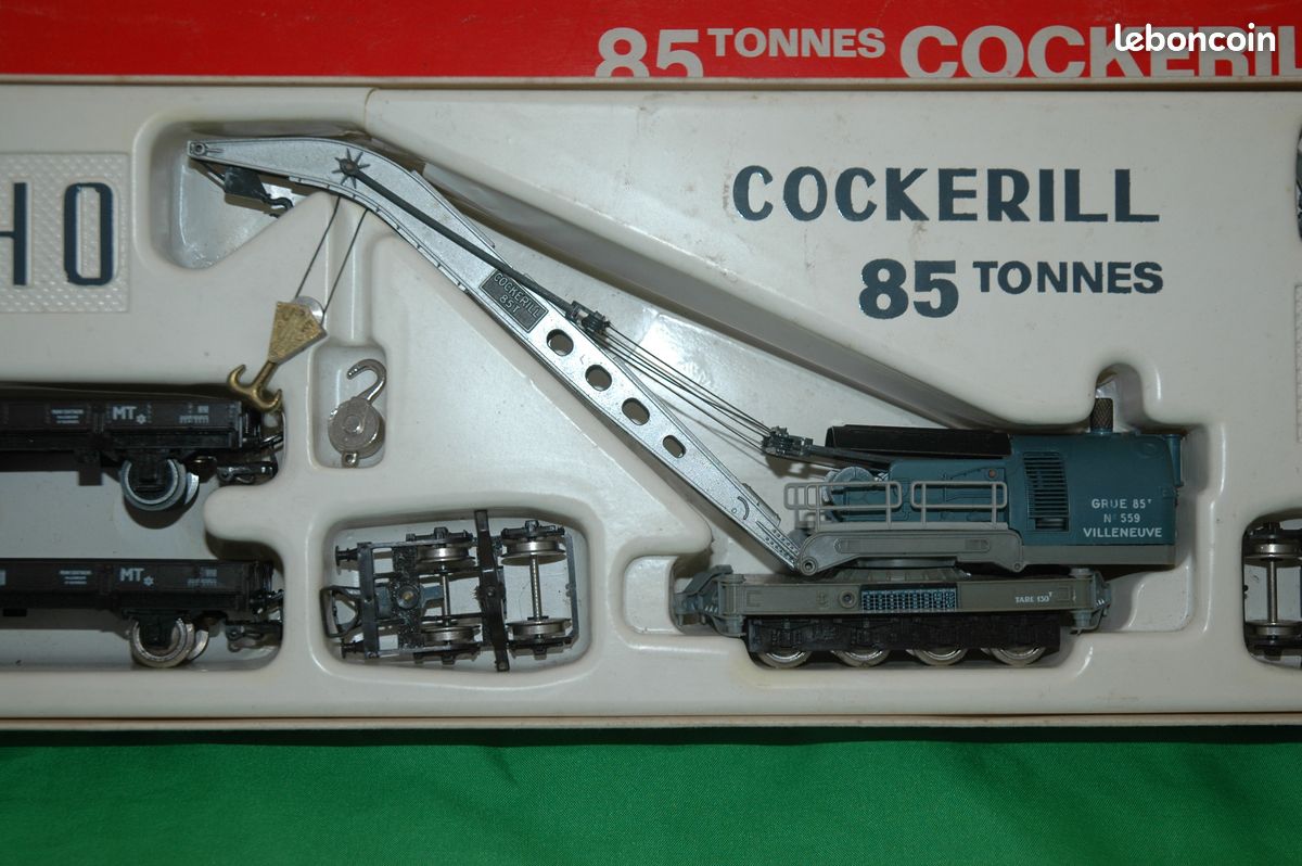 Wagon Grue Jouef N°559 - Modèle Vintage Villeneuve Cockerill 851, Coffret 663