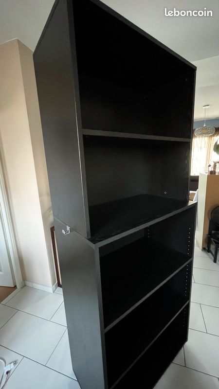 Meuble IKEA bibliothèque/ étagère noir (image 6)