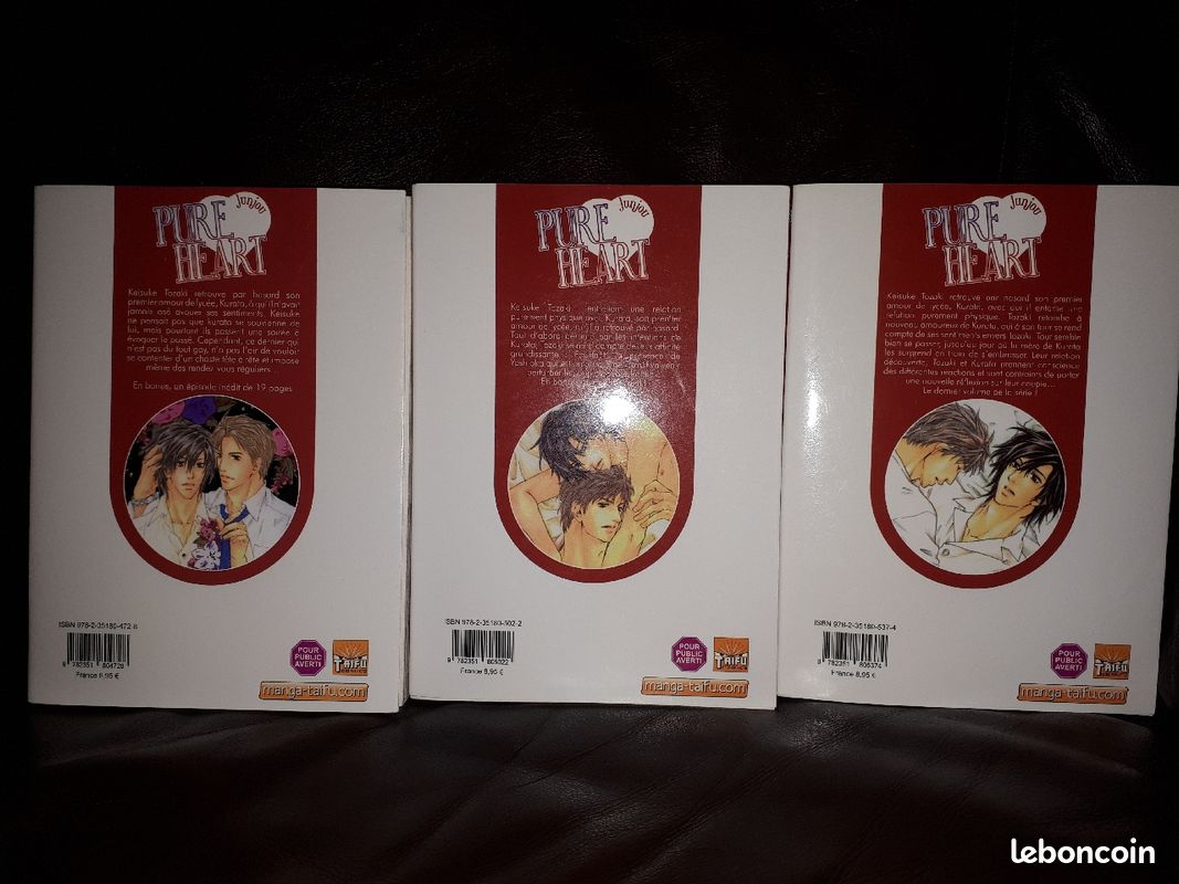 Yaoi Pure Heart Junjou 1 à 3 - intégrale (image 3)