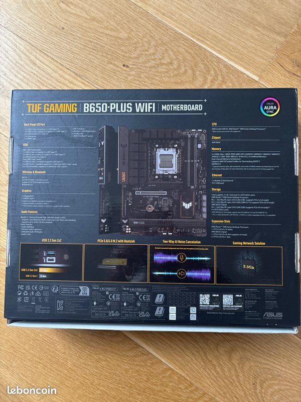 Carte mère asus tuf gaming B650-plus wifi (image 3)