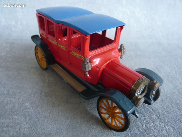 Rami JMK Léon Bollée 1911 - Miniature Voiture Ancienne Dorée échelle 1:43