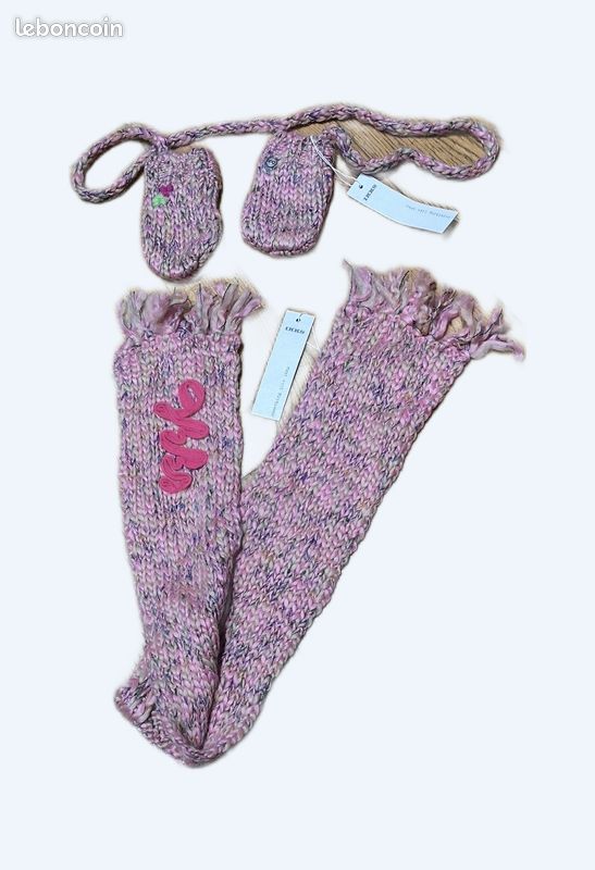 Écharpe et gants IKKS avec étiquette (image 1)